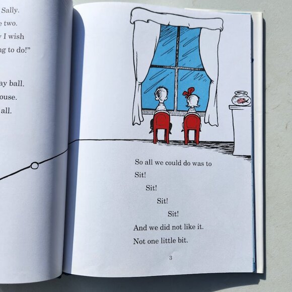 New The Cat in Hat By Dr. Seuss Book Hardcover Large Collector's Edition Makes - Picture 5 of 8